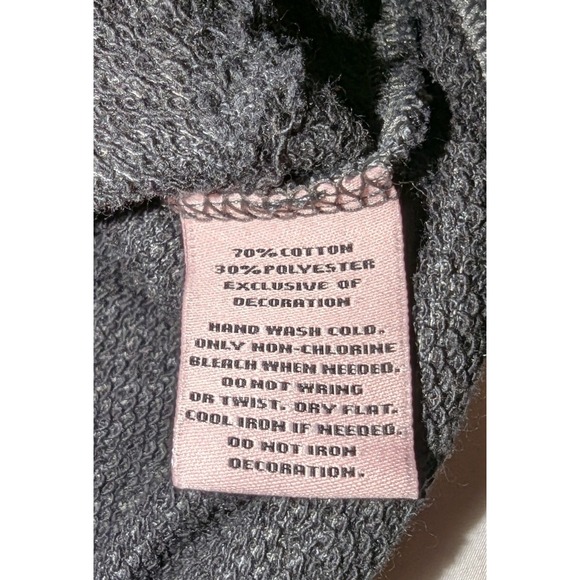 Juicy Couture Hoodie Jacket Women's M Grey/Black Sequin Bling Full Zip - Picture 7 of 7